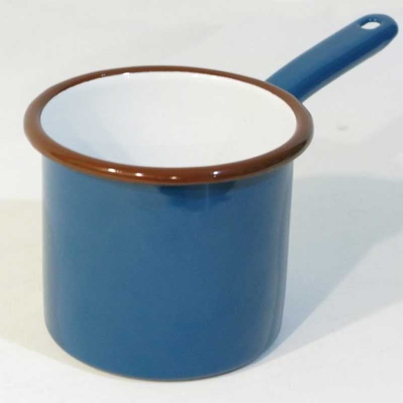 Emaye Metal Saplı Sütlük Petrol Yeşili