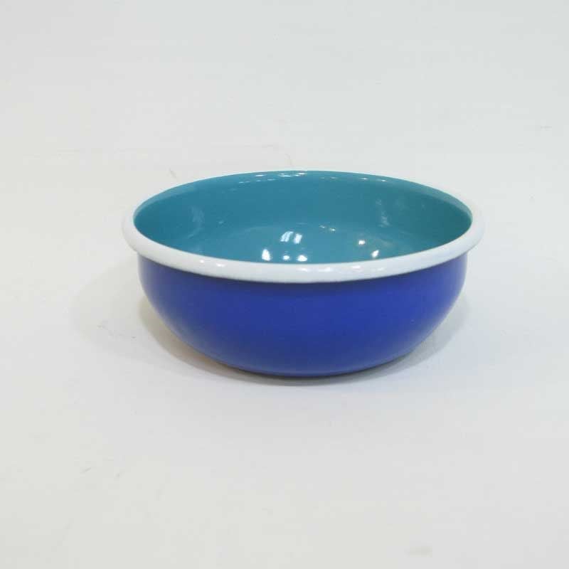 Emaye Renkli Kase 12 cm Lacivert