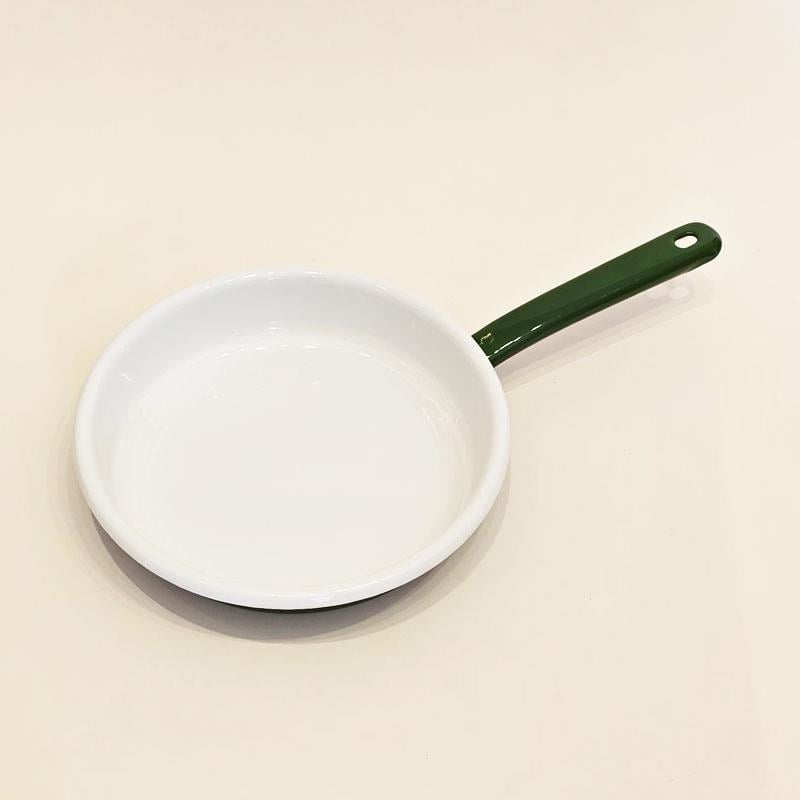 Emaye Tava 20 cm Yeşil - Emayeci