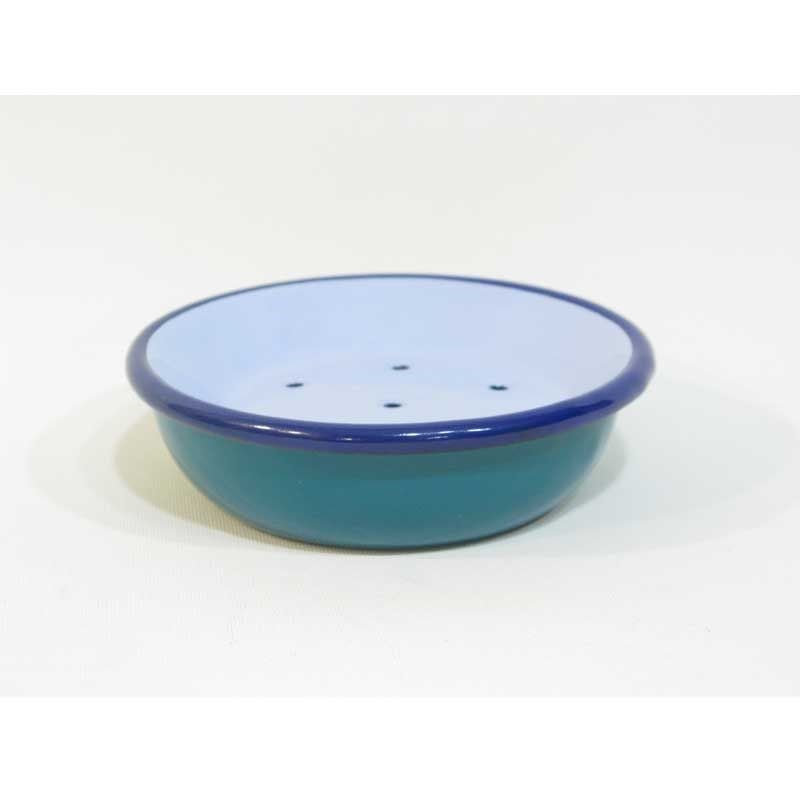 Emaye Tereyağlık Petrol Yeşili 12 cm