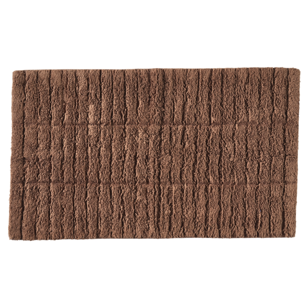Fayans Banyo Paspası Terracotta Rengi %100 Pamuk 50x80 cm - Zone Denmark