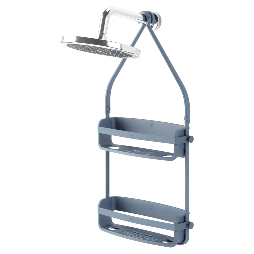 Flex Duş Rafı Gri Mavi 66x33x9.9 cm - Umbra