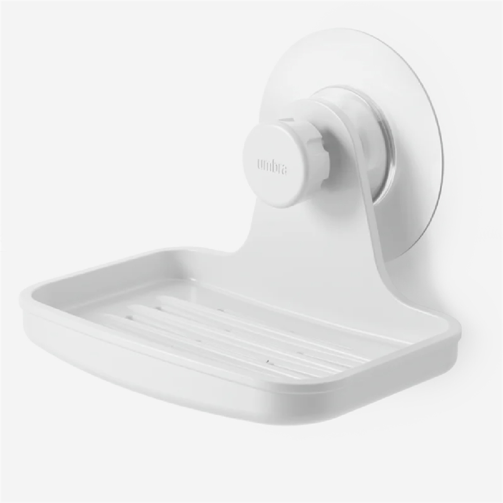 Flex Yapışkanlı Sabunluk Beyaz Renk - Umbra
