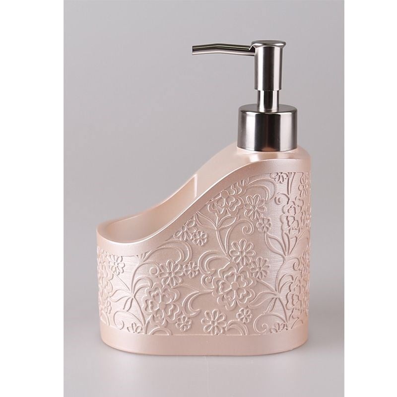 Flower Mutfak Sıvı Sabunluk Rosegold