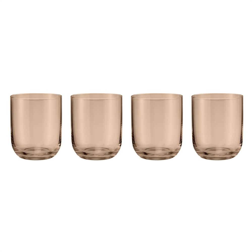 FUUMI 4'lü Bardak Seti Kahve Renk 340 ml - Blomus
