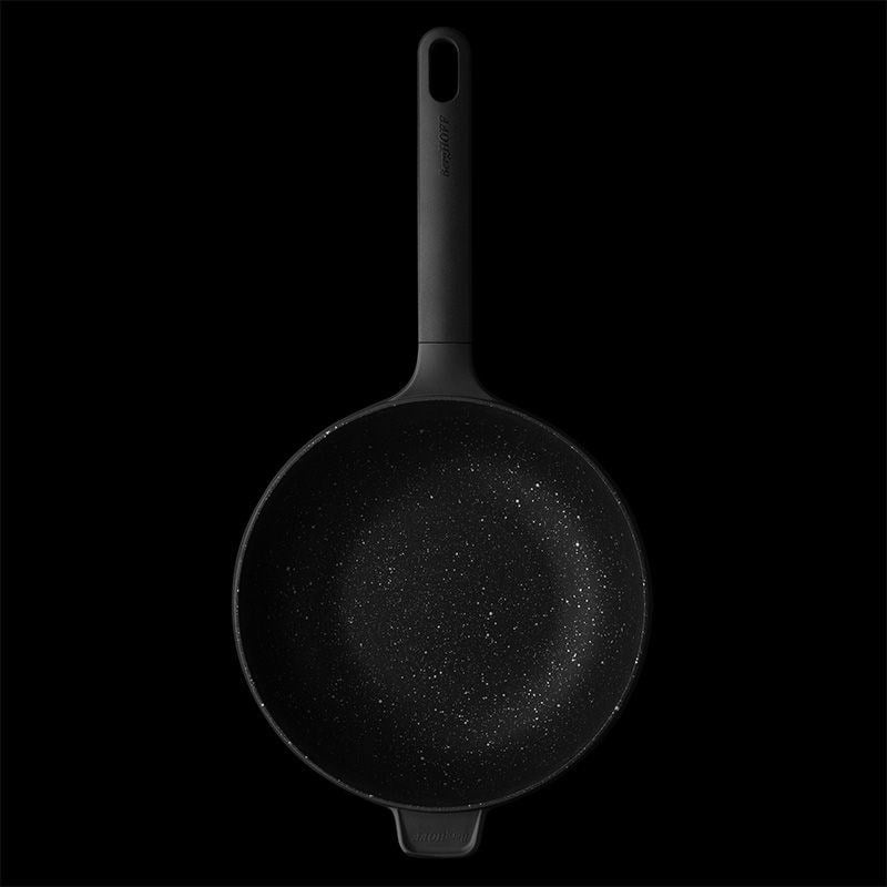 GEM 28 cm Döküm Kapaksız Wok Tava