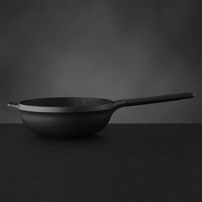GEM 28 cm Döküm Kapaksız Wok Tava