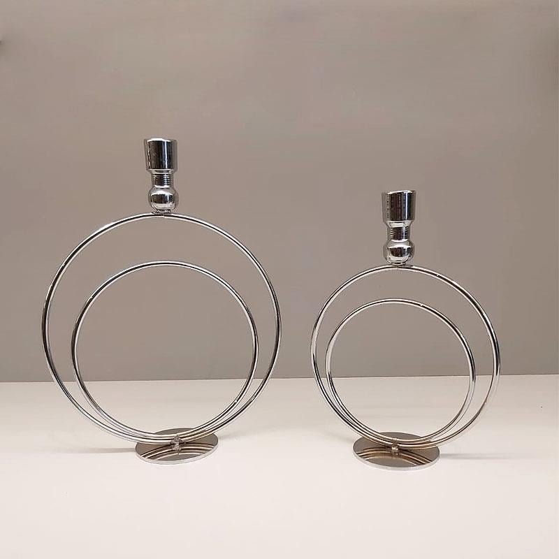 Hera 2'li Halka Mumluk Krom - Hera