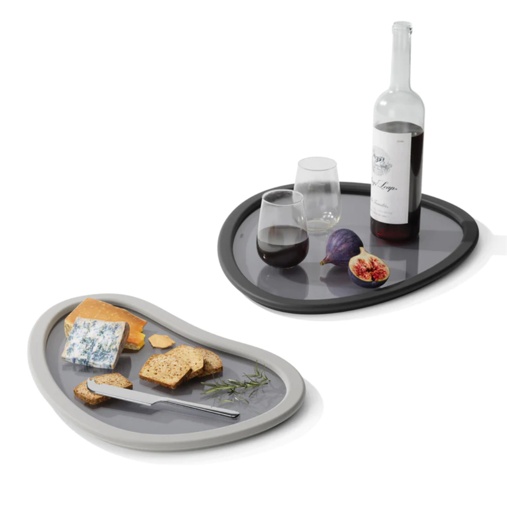 Hub 2'Li Set Gri Tepsi - Umbra