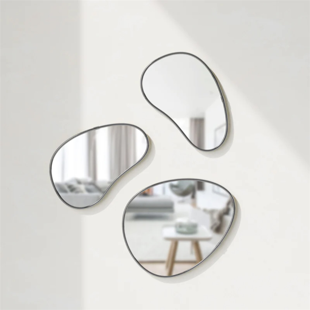 Hubba 3'Lü Set Metal Çerçeveli Ayna - Umbra