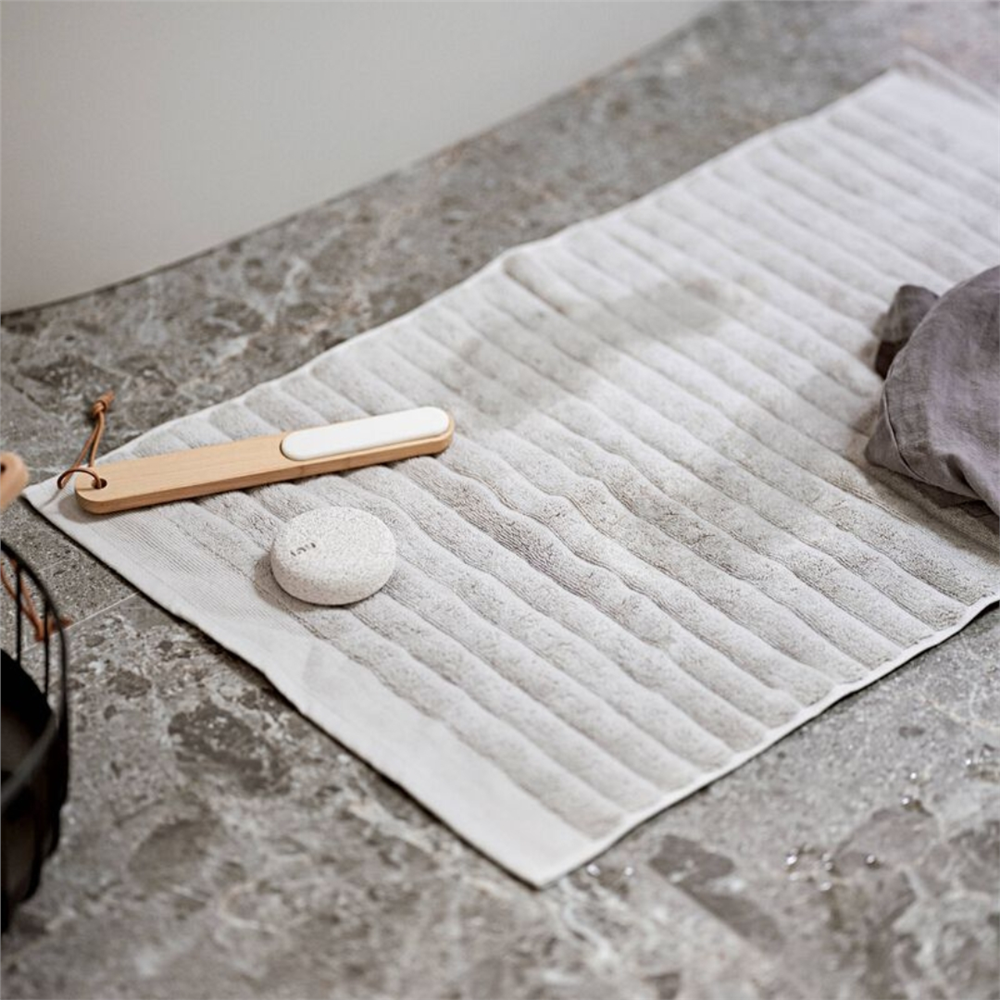 Inu Banyo Paspası Beyaz %100 Pamuk 50x80 cm - Zone Denmark