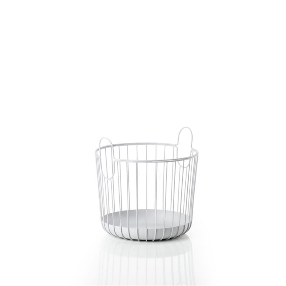 Inu Masa Üstü Tel Sepet Soft Gri 30x30,5 cm - Zone Denmark