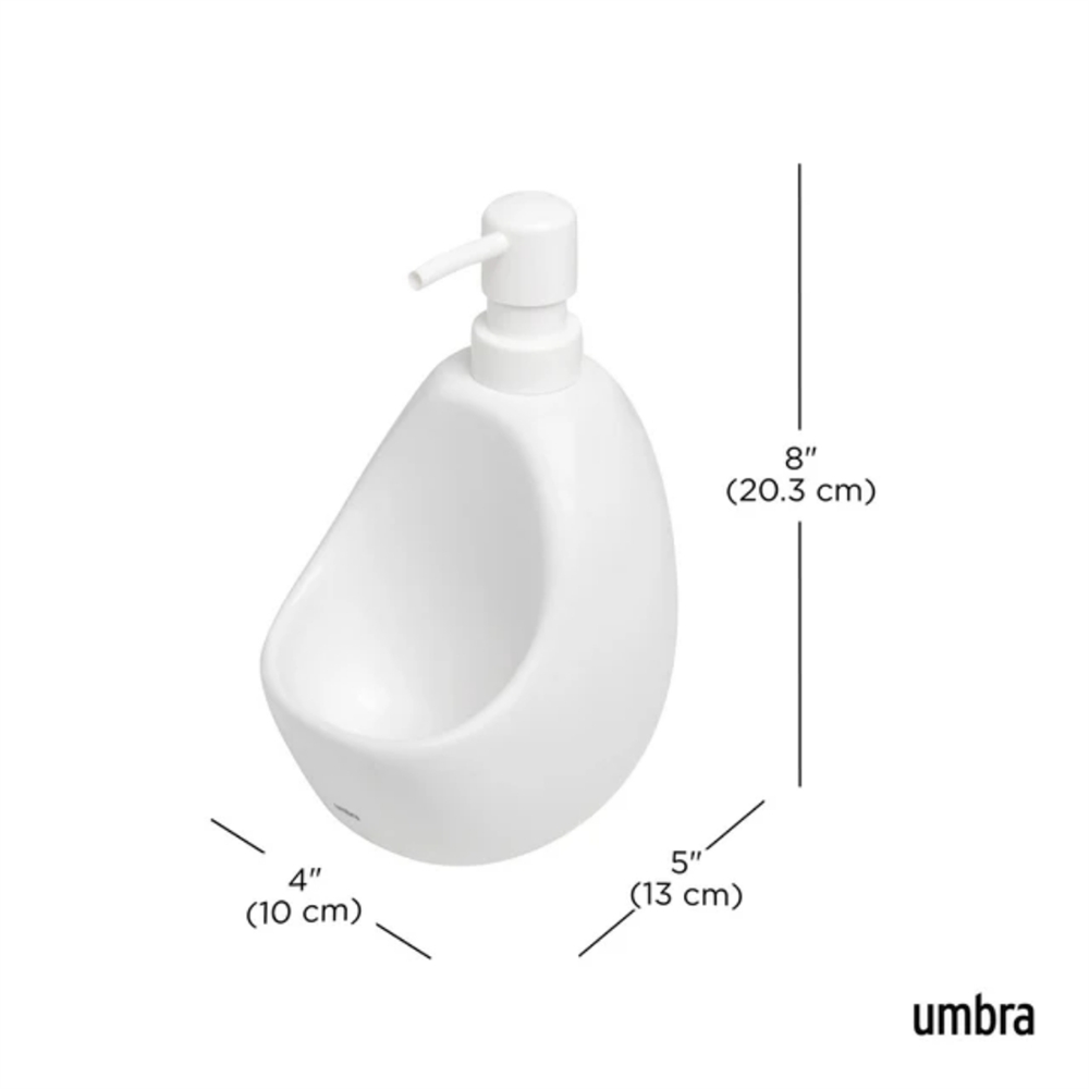 Joey Sıvı Sabunluk Ve Süngerlik Beyaz 750 ml - Umbra