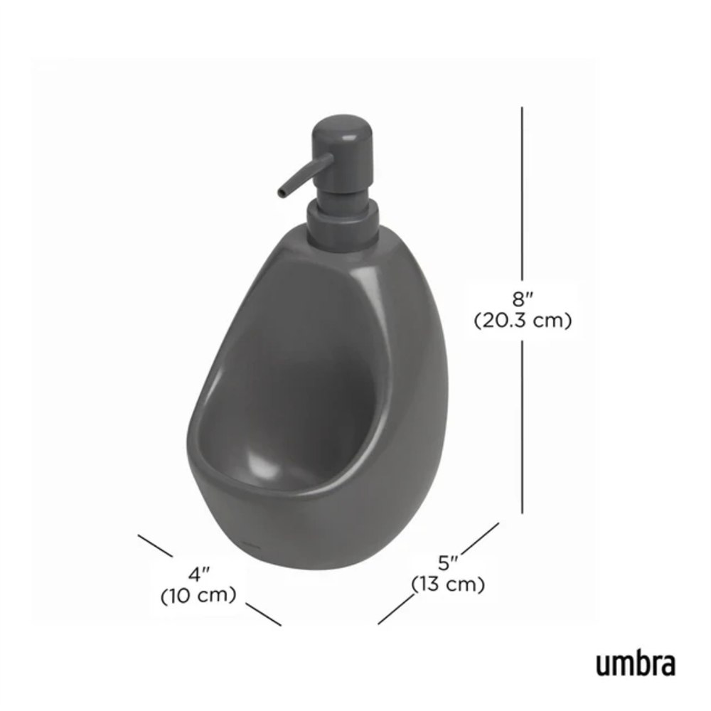 Joey Sıvı Sabunluk Ve Süngerlik Kömür Rengi 750 ml - Umbra