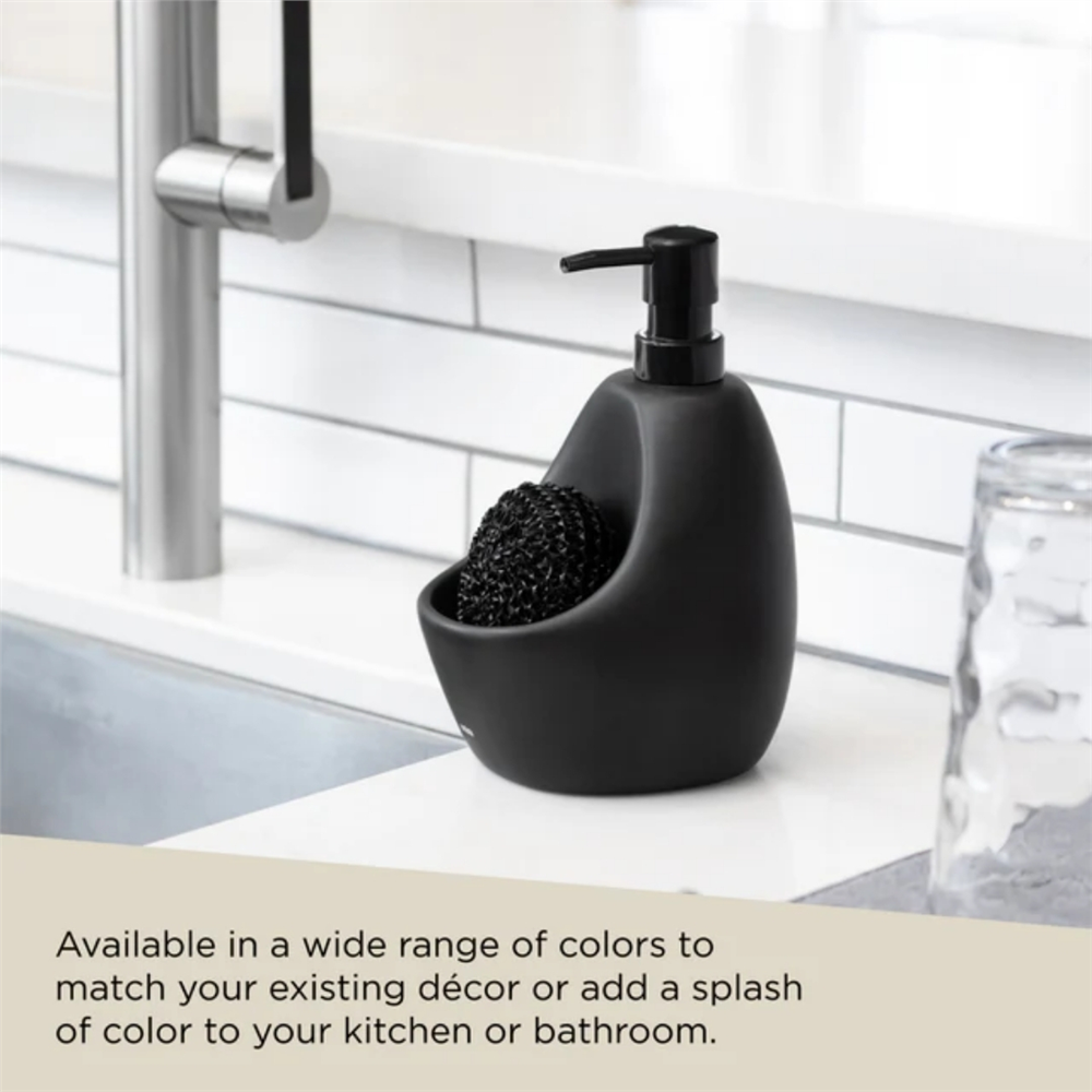 Joey Sıvı Sabunluk Ve Süngerlik Siyah 750 ml - Umbra