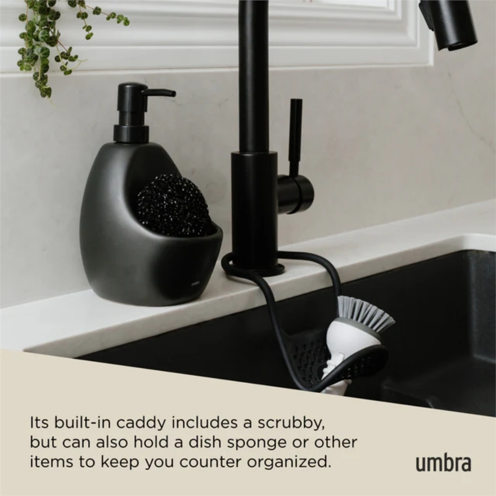 Joey Sıvı Sabunluk Ve Süngerlik Siyah 750 ml - Umbra