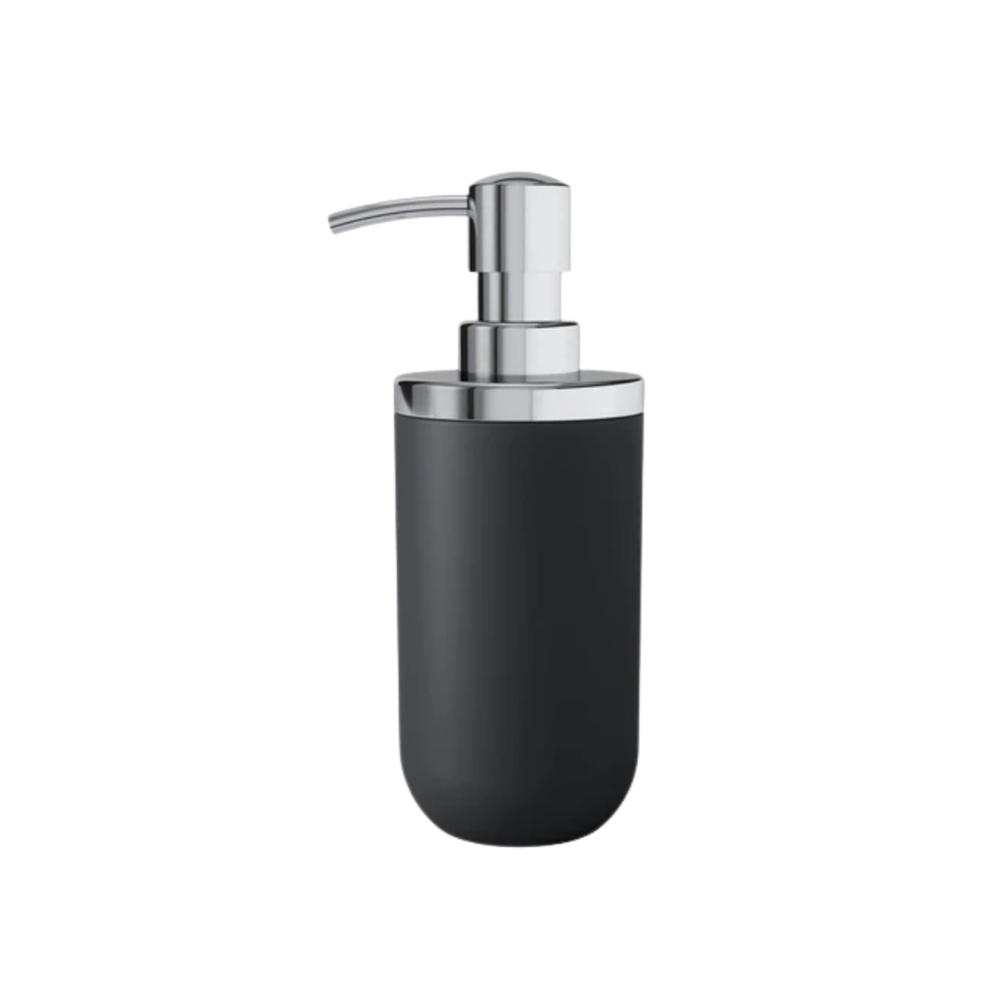 Junip Sıvı Sabunluk Krom/Siyah Renk 380 ml - Umbra