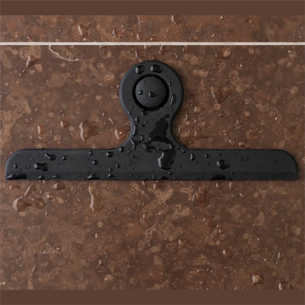 KAPI Askılı Duş Sileceği Siyah 26 cm - Slikon - Blomus