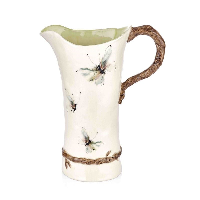 Kelebek Desenli Vazo 30 cm