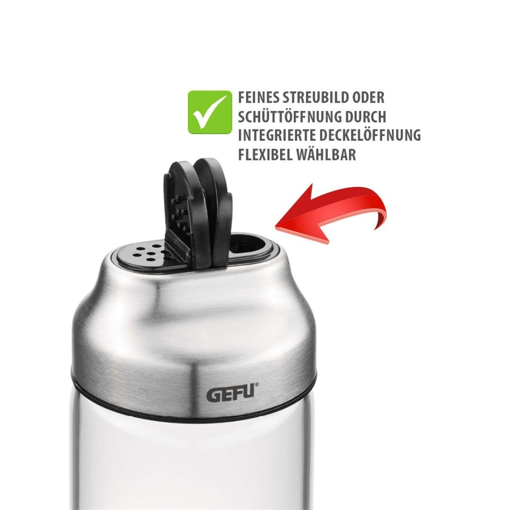 Kıppo Döner Baharatlık 7 Parça Paslanmaz Çelik 120 Ml - Gefu