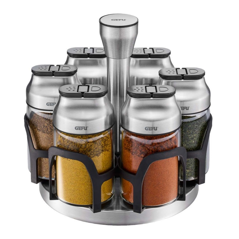 Kıppo Döner Baharatlık 7 Parça Paslanmaz Çelik 120 Ml - Gefu