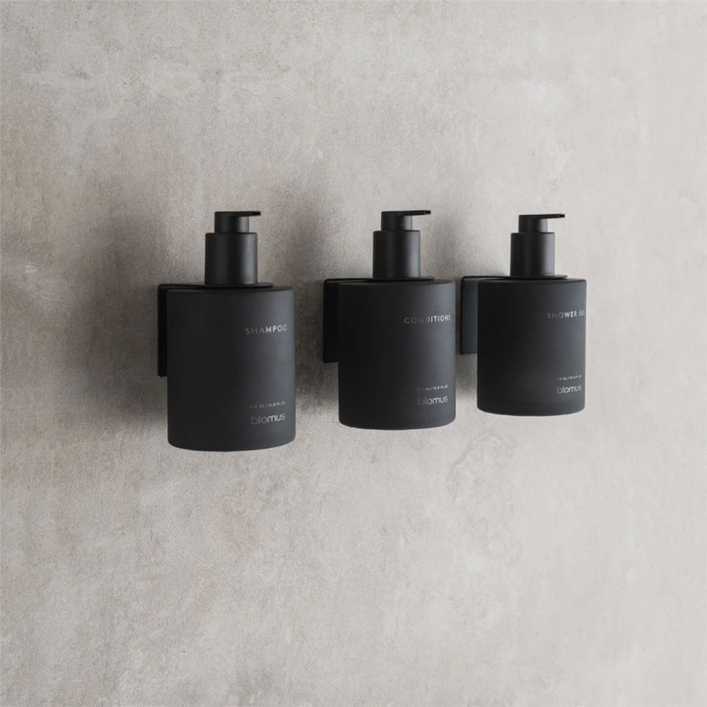 KIREI 3'Lü Cam Şişe Seti Yapışkanlı Duman Rengi 350 ml - Blomus