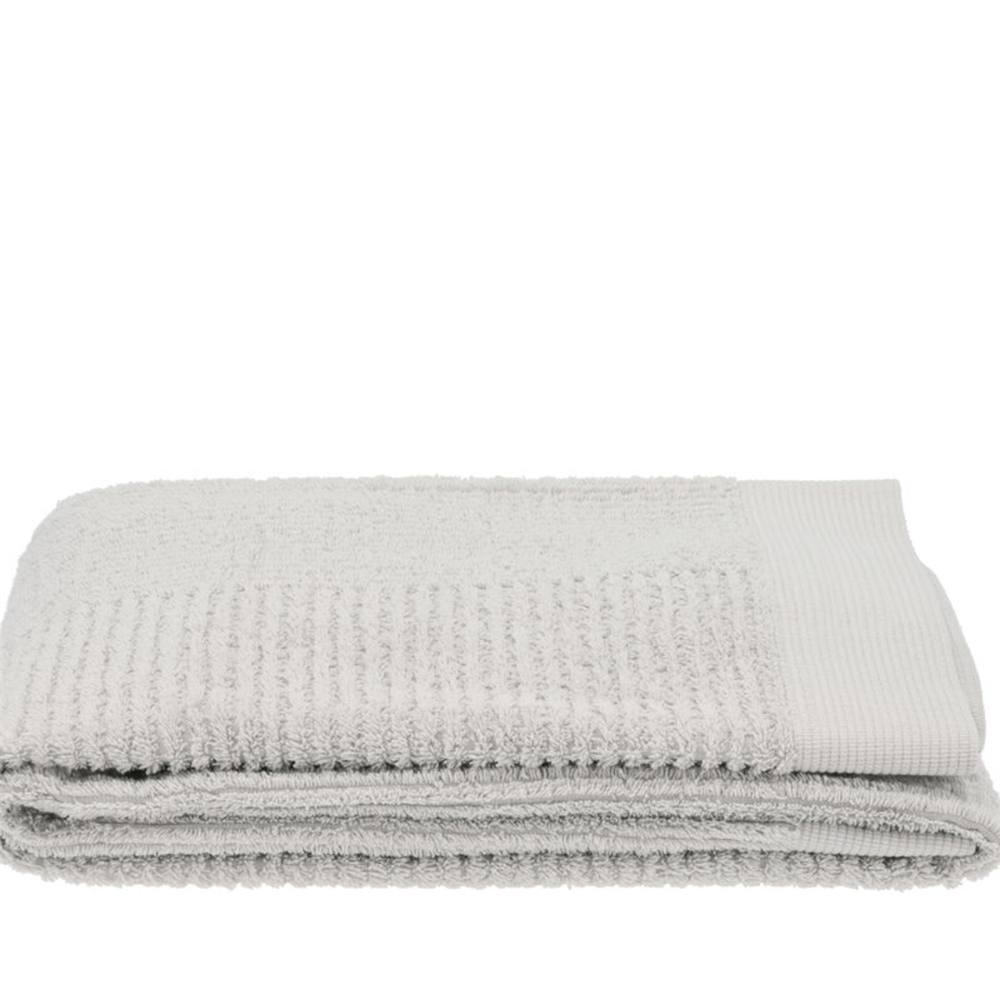 Klasik Banyo/Plaj Havlusu Soft Gri %100 Pamuk 70x140 cm - Zone Denmark