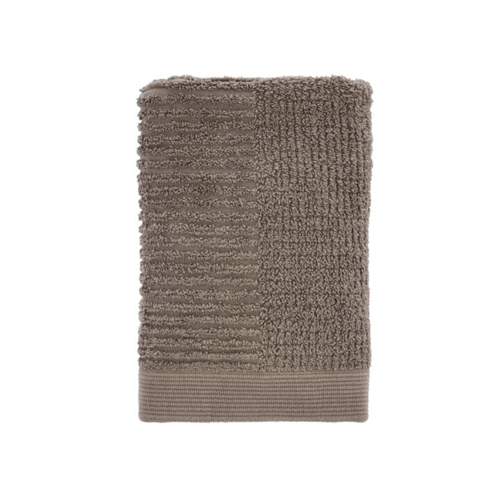 Klasik Havlu Taupe %100 Pamuk 50x70 cm - Zone Denmark
