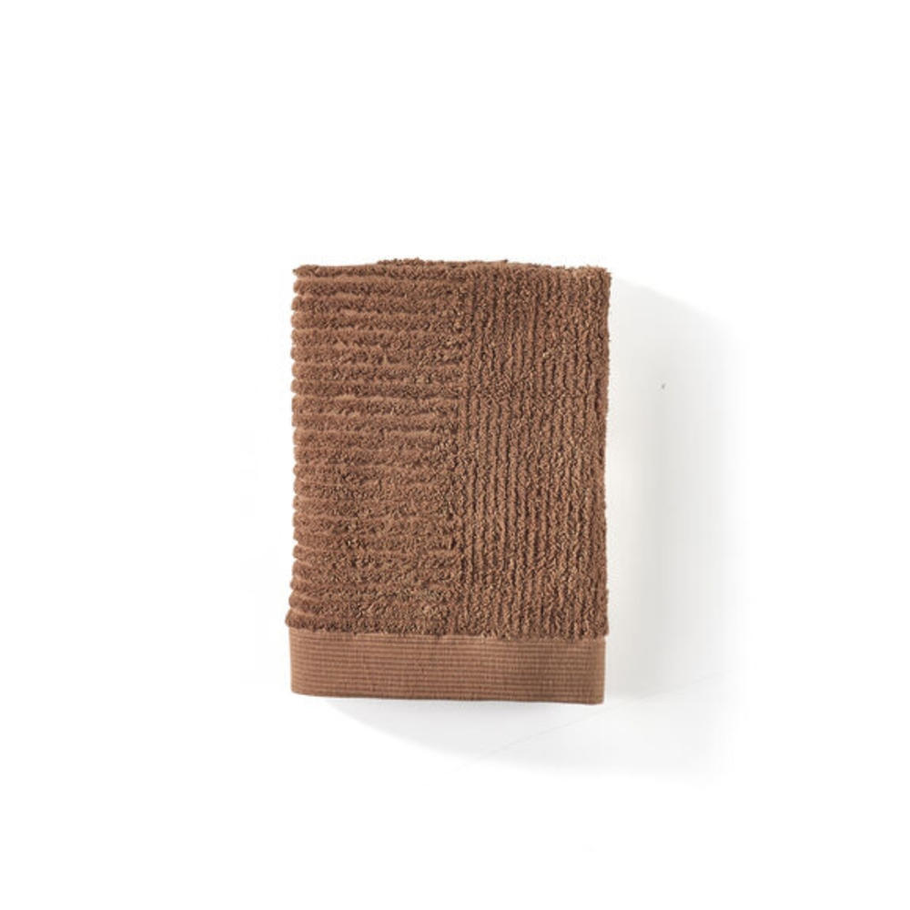 Klasik Havlu Terracotta Rengi %100 Pamuk 50x70 cm - Zone Denmark