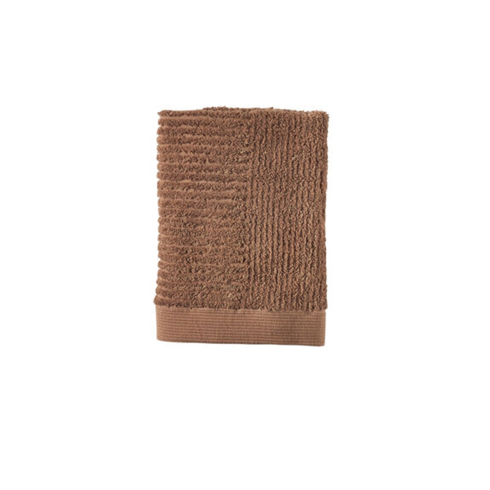 Klasik Havlu Terracotta Rengi %100 Pamuk 50x70 cm - Zone Denmark