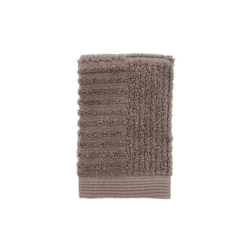 Klasik Yüz Havlusu Taupe %100 Pamuk 30x30 cm - Zone Denmark