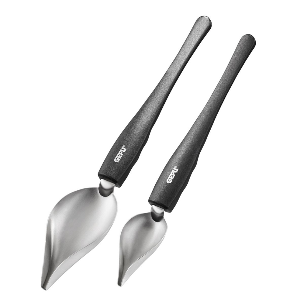 Kulınarı Dekorasyon Kaşıkları Paslanmaz Çelik 2 Parça 18 - 20 Cm - Gefu