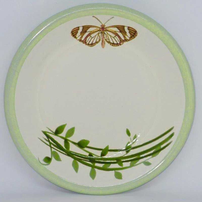 Latin Çiçeği Emaye Mini Tabak 12 cm