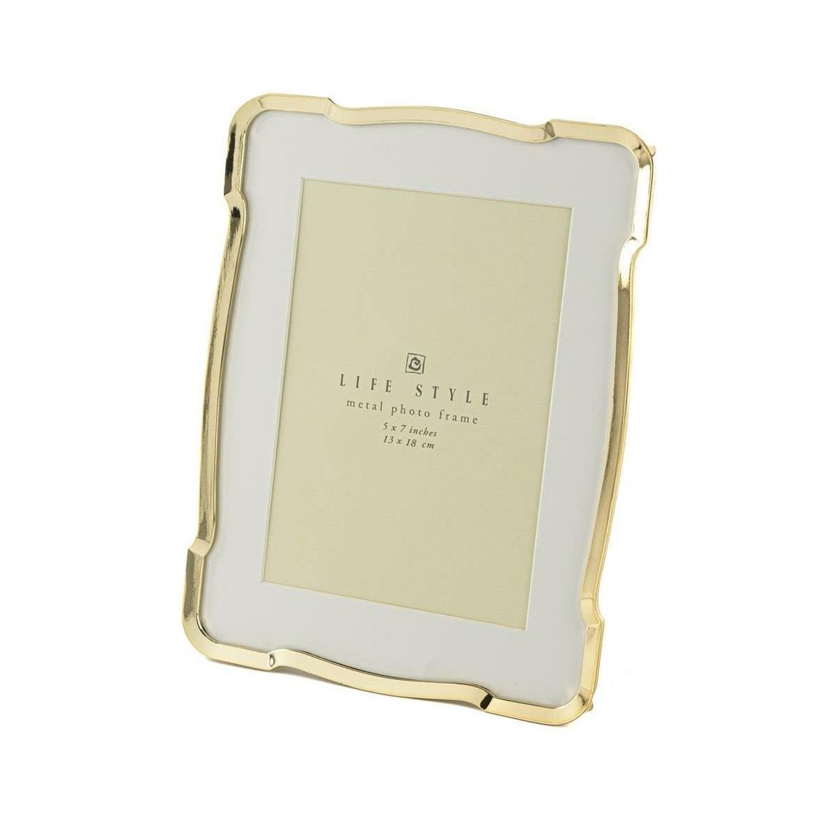 Mikasa Moor Oymalı Gold Metal Fotoğraf Çerçevesi 13x18cm - Masa Üstü Lüks Dekorasyon