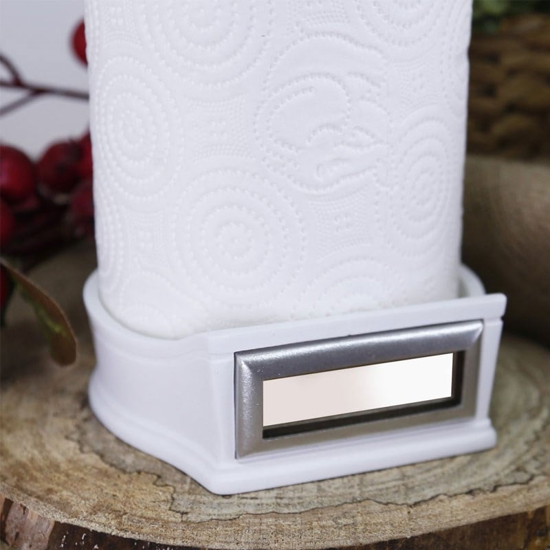 Milano Kağıt Havluluk Beyaz Gümüş - Selim