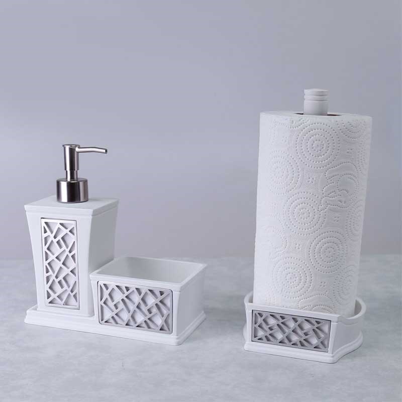 Mirage Kağıt Havluluk Beyaz Gümüş - By Selim