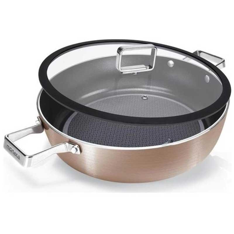 Moneta Rose Gold Basık Tencere 28 cm - Moneta