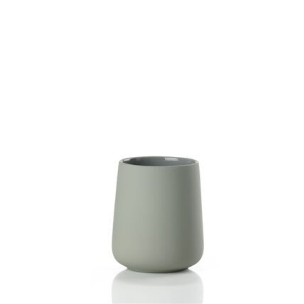 Nova One Diş Fırçası Kupası Matcha Yeşili 10 cm - Çap:8 cm - Zone Denmark