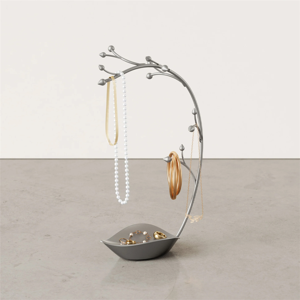 Orkide Takı Ağacı Gri Metal 36 Cm - Umbra