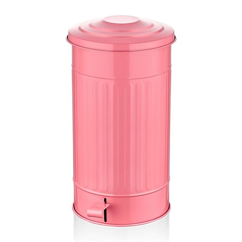 Pedallı Çöp Kovası Pembe Orta