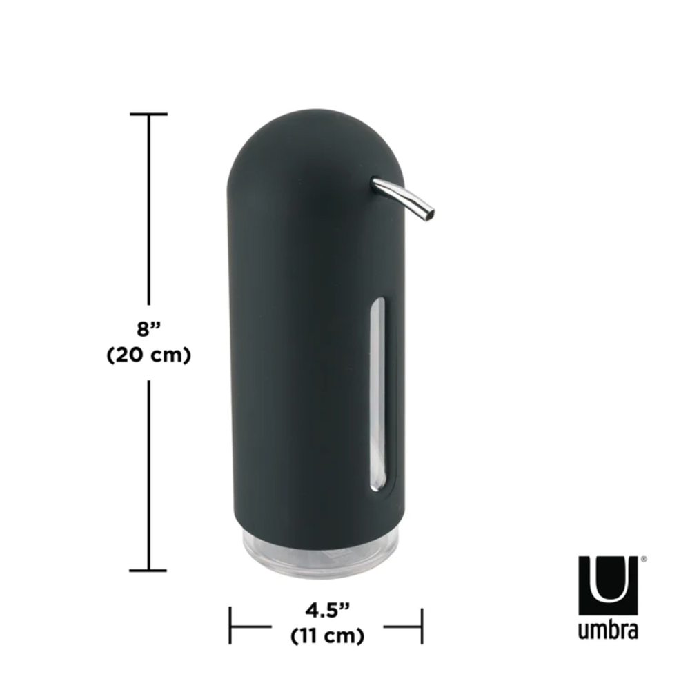 Penguın Siyah Pompalı Sıvı Sabunluk 355 ml - Umbra