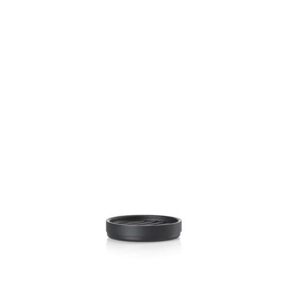 Rim Yuvarlak Katı Sabunluk Siyah Çap 10,8 cm - Zone Denmark