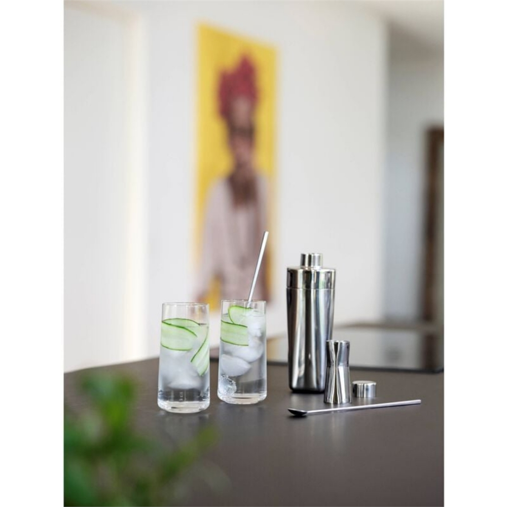 Rocks Çalkalayıcı Cilalı Paslanmaz Çelik 400 ml - Çap:7.8 cm - Zone Denmark