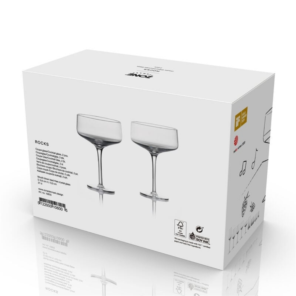 Rocks Coupe/Kokteyl Bardağı 2 Adet 27 cl - Zone Denmark