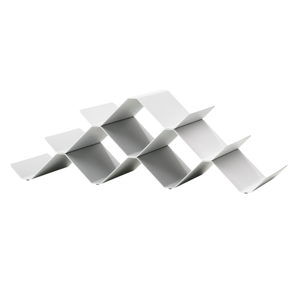 Rocks Piramit Şarap Rafı Sıcak Gri 51,3x20x16,9 cm - Zone Denmark
