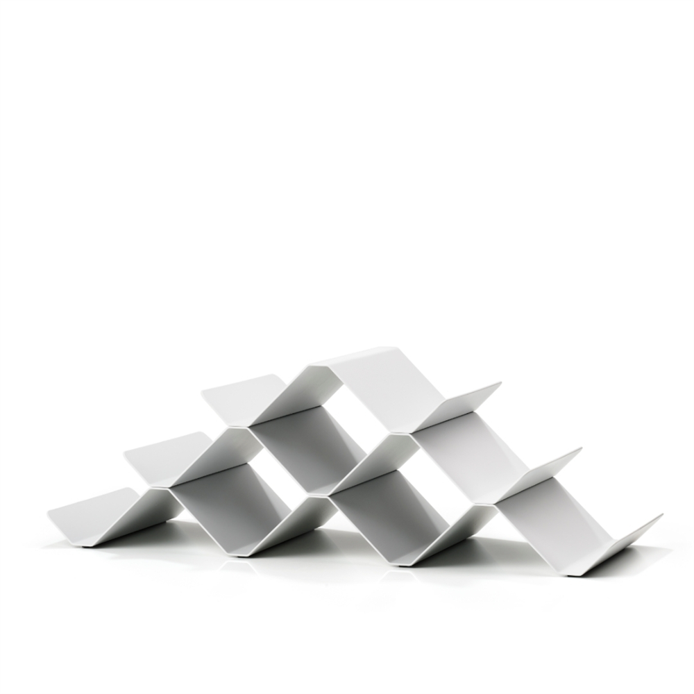Rocks Piramit Şarap Rafı Sıcak Gri 51,3x20x16,9 cm - Zone Denmark