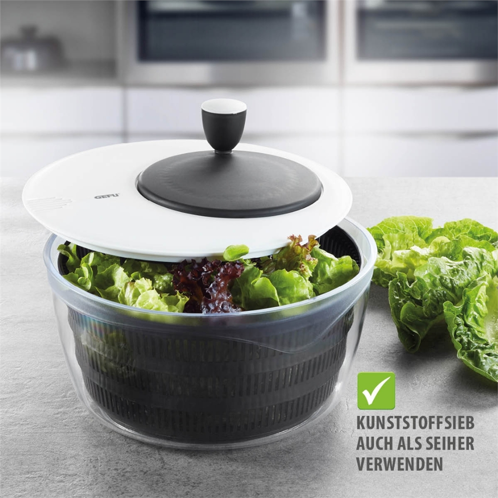 Rotare Plastik Salata Kurutucusu 3 L - Gefu