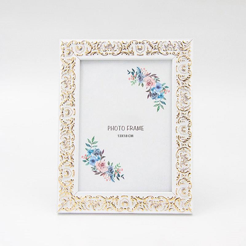 Şal Beyaz Altın Çerçeve 13x18 cm - Mondecor