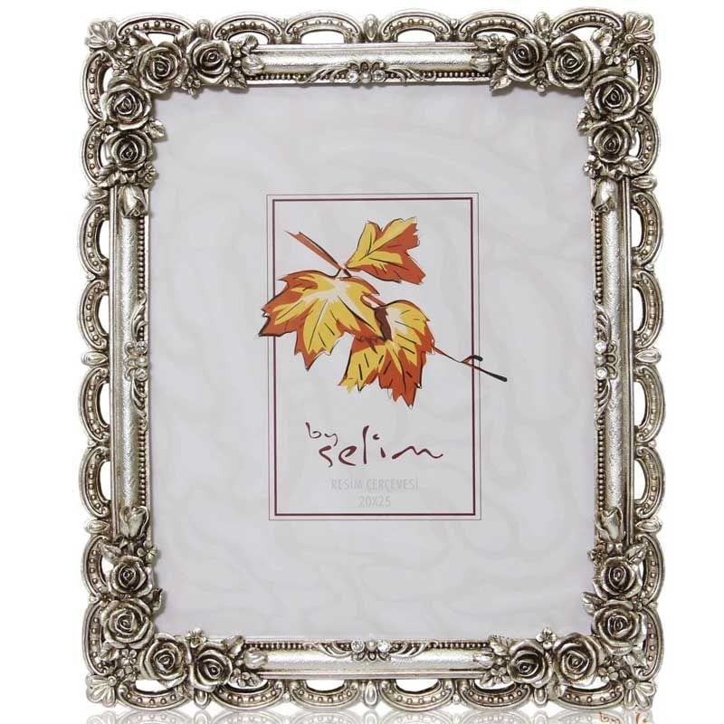 Sardunya Çerçeve Gümüş 20 x 25 cm