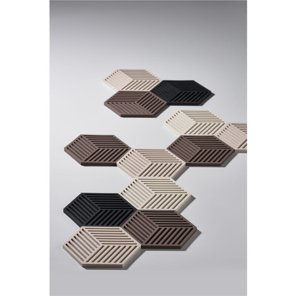 Silikon Altıgen Nihale Çöl Rengi 16x14x0,9 cm - Zone Denmark